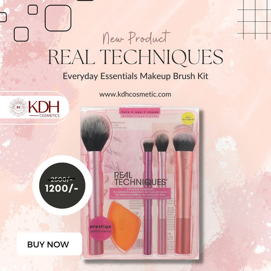 Real Techniques Everyday Makeup Brush Kit-KDH Cosmetic