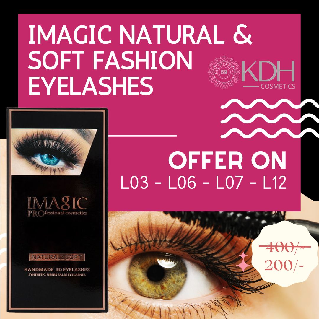 IMAGIC Natural & Soft Fashion Eyelashes-KDH Cosmetic