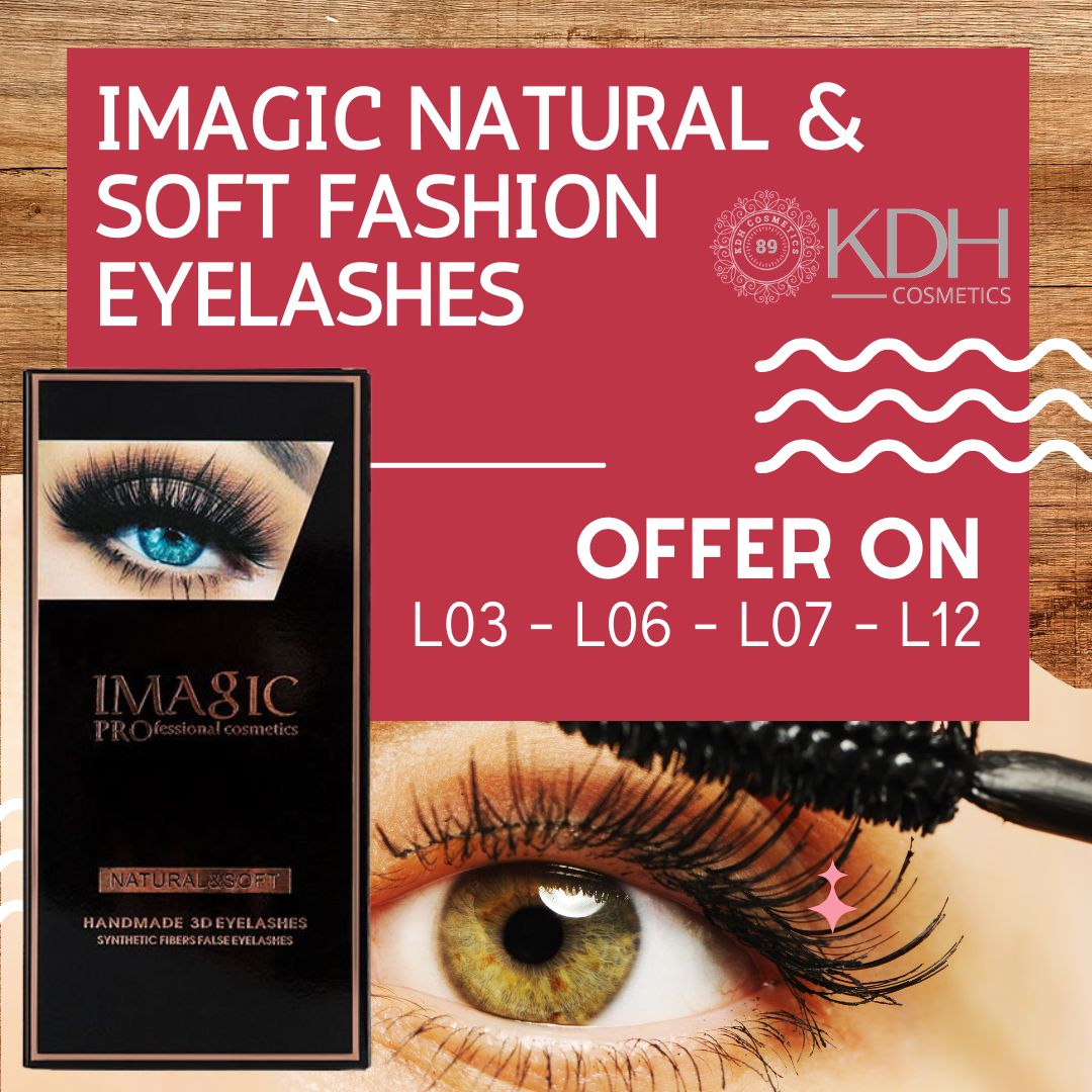 IMAGIC Natural & Soft Fashion Eyelashes-KDH Cosmetic