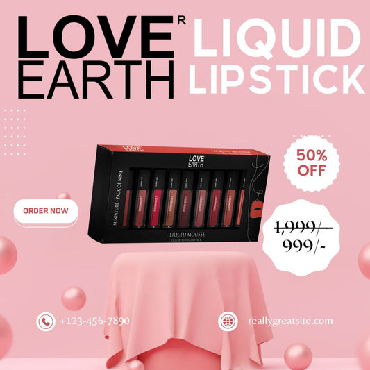 Love Earth Liquid Lipstick-KDH Cosmetic