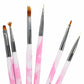 Shills Pro. Design Tools Brushes pink 6pcs