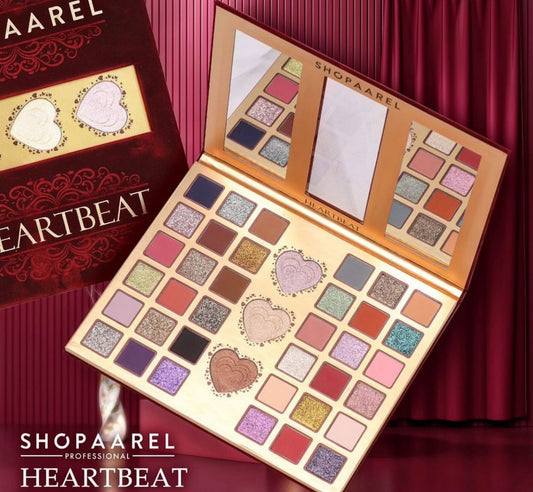 SHOPAAREL HEARTBEAT EYESHADOW & HIGHLIGHTER PALETTE