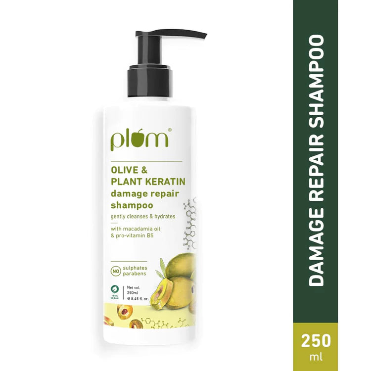 Plum Olive & Plant Keratin Damage Repair Shampoo