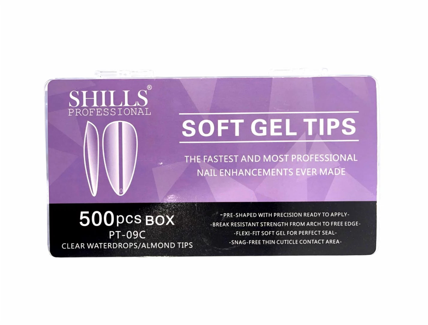 SHILLS PROFESSIONAL Soft Gel Tips-Purple