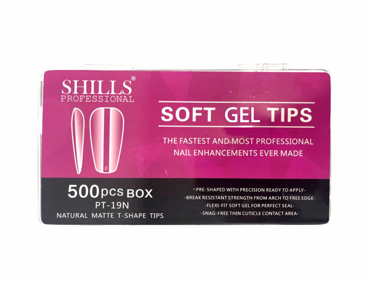 SHILLS PROFESSIONAL Soft Gel Tips-Pink
