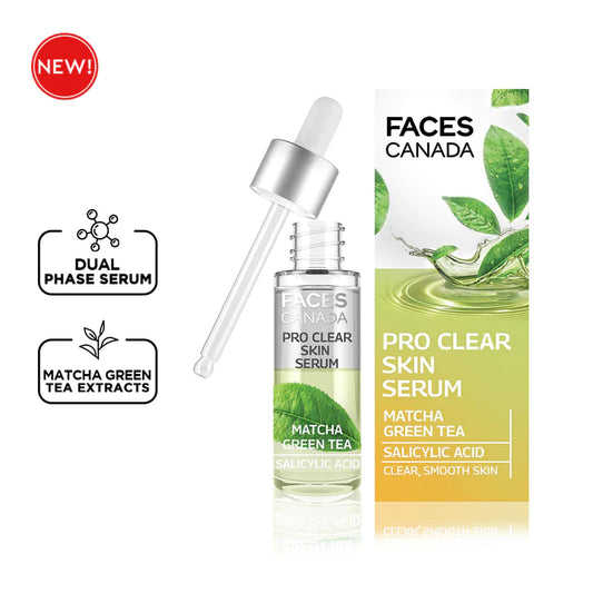Faces Canada Pro Clear Skin Serum Matcha Green Tea
