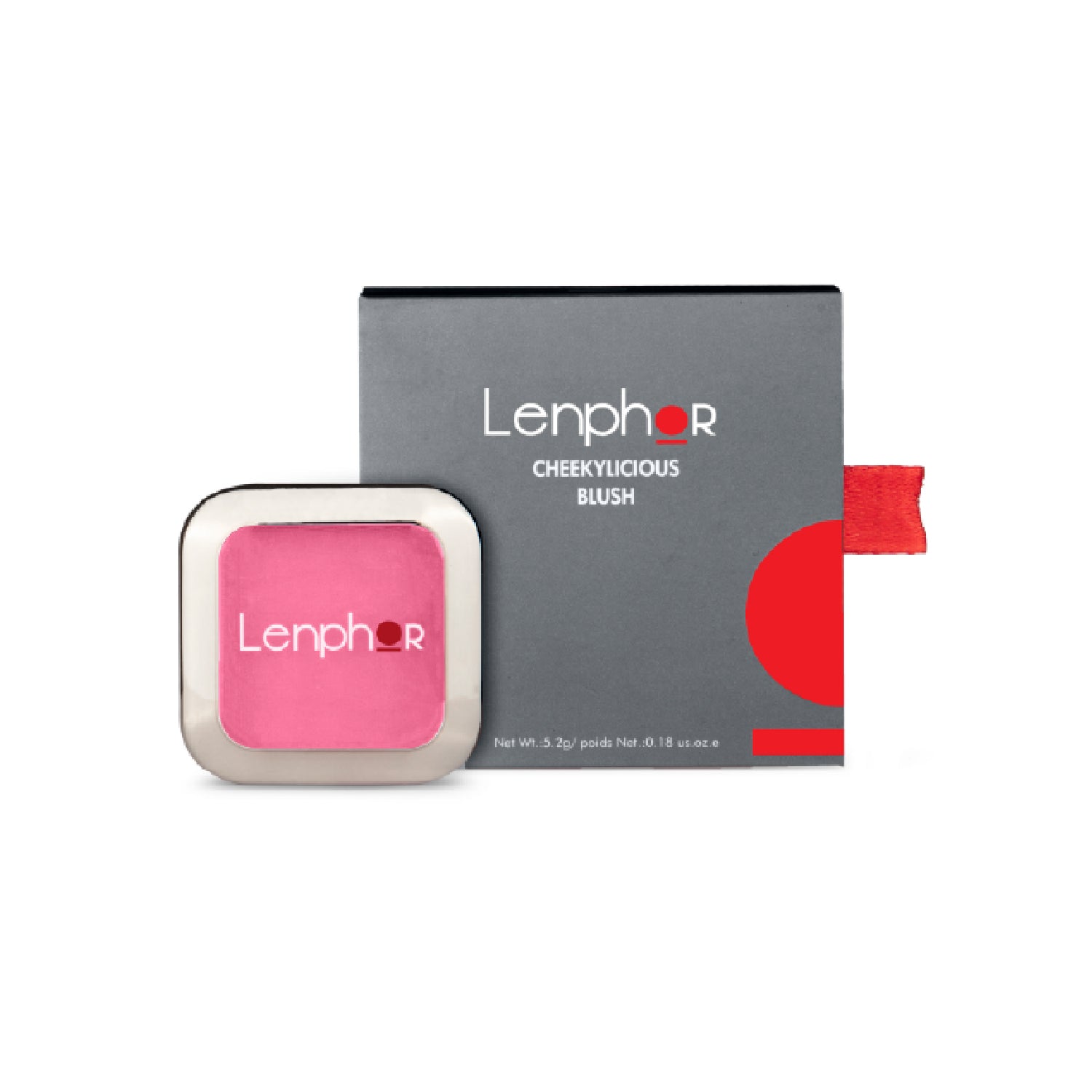 Long Lasting Blush Makeup Powder Flamingo - Lenphor