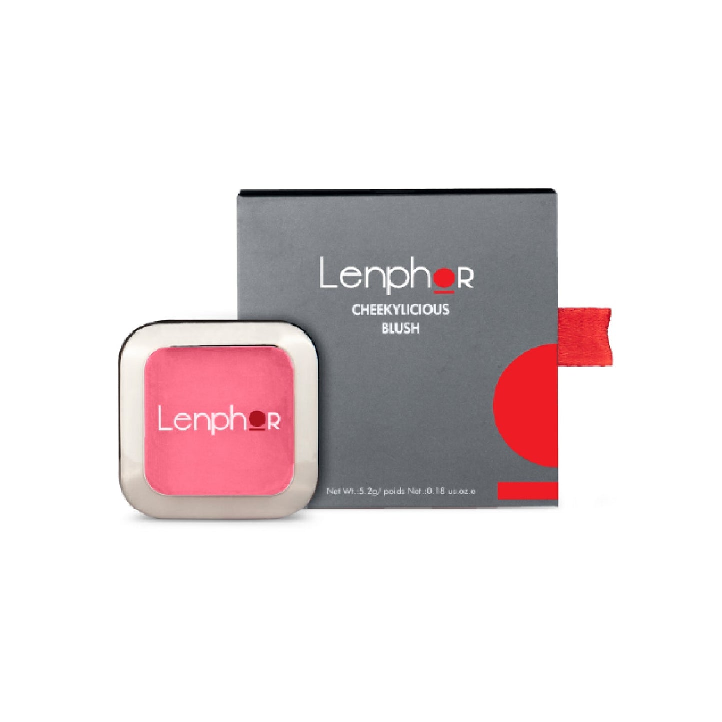 Long Lasting Blush Makeup Powder Tempting Rose - Lenphor