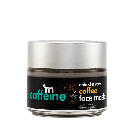 mCaffeine Tan Removal Coffee Clay Face Mask | Pore Cleansing Face Pack for Normal to Oily Skin(100 gm)