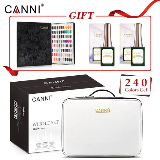 CANNI 7.3ML 240 Colors Nail Gel Polish Kit For Nail Salon