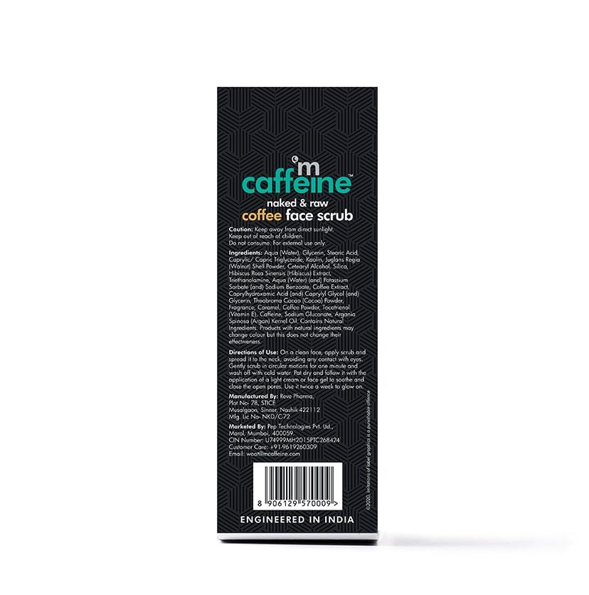 mCaffeine Naked & Raw Coffee Face Scrub (100 gm)