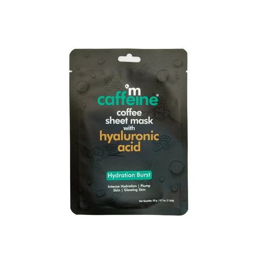 mCaffeine Coffee Sheet Mask with Hyaluronic Acid