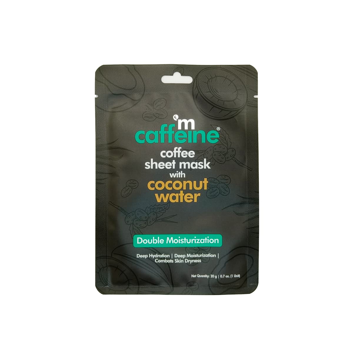 mCaffeine Coffee Sheet Mask with Coconut Water