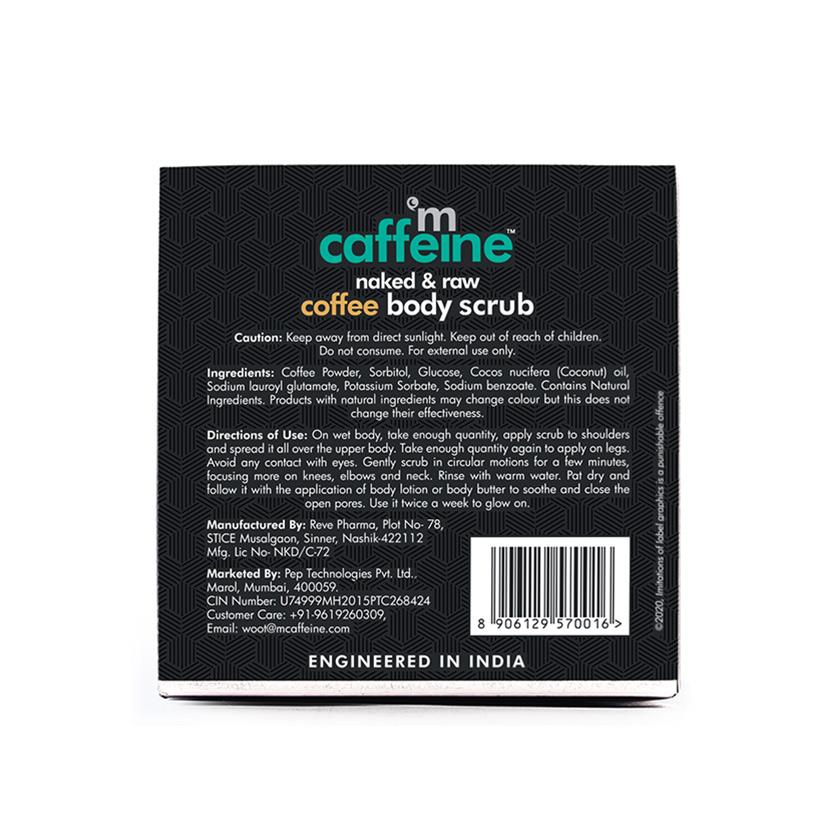 mCaffeine Naked & Raw Coffee Body Scrub (100 gm)