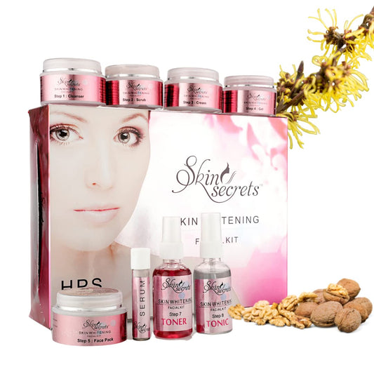 Skin Secrets Skin Whitening Facial Kit with Licorice Extract for a Radiant Skin, 410gm (Pack Of 8)