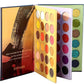 BEAUTY GLAZED Color Shades Book 72 Color Eyeshadow Palette