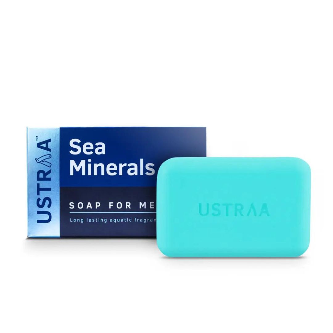 Ustraa Deo Soap For Men with Sea Minerals, 100 g (Pack of 4)