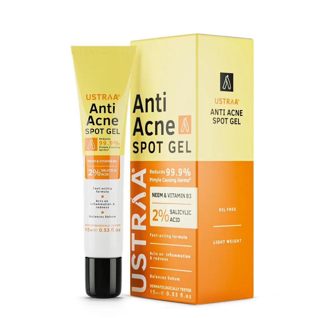 Ustra  Anti-Acne Spot Gel with Neem & Vitamin B3 - 15ml