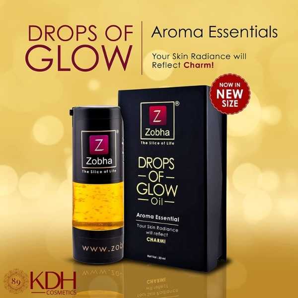 Zobha Drops of Glow Oil Aroma Essential Charmi (20ml)