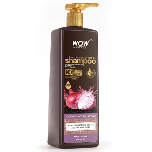 WOW Skin Science Red Onion Black Seed Oil Shampoo ~ 1L
