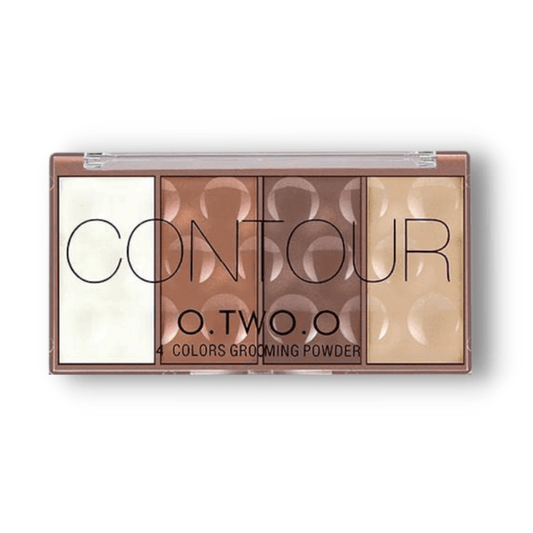 O.TWO.O Contour Highlighter 4 Colors 01 Grooming Powder (24g)