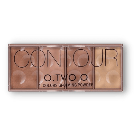 O.TWO.O Contour Highlighter 4 Colors 02 Grooming Powder (24g)