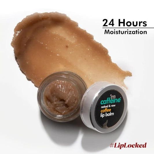 mCaffine Coffee Lip Balm for Dry & Pigmented Lips | 100% Vegan | 12gm