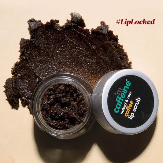 mCaffine Coffee Lip Scrub for Chapped & Pigmented Lips - 12gm