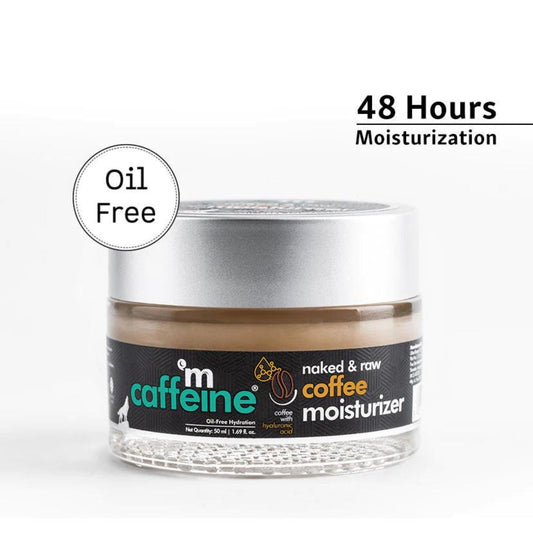 mCaffine Coffee Oil-Free Face Moisturizer with Hyaluronic Acid - Pro-Vitamin B5 - 50ml
