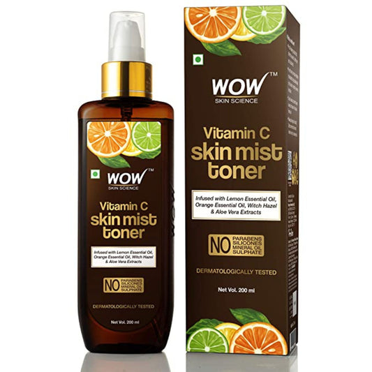 WOW Skin Science Face Vitamin C Toner - All skin type - No Parabens, Silicones, Mineral Oil & Sulphates, 200 ml