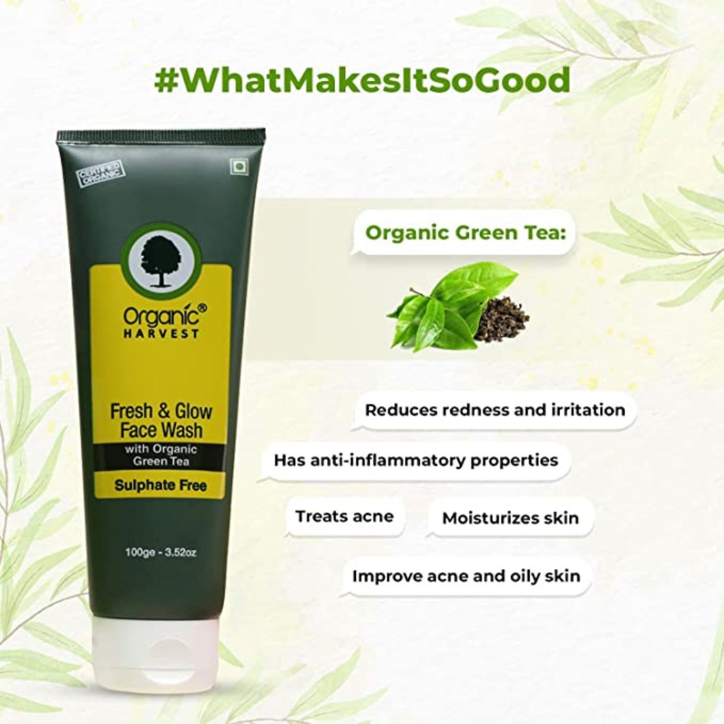 Organic Harvest Oil Control FACE WASH