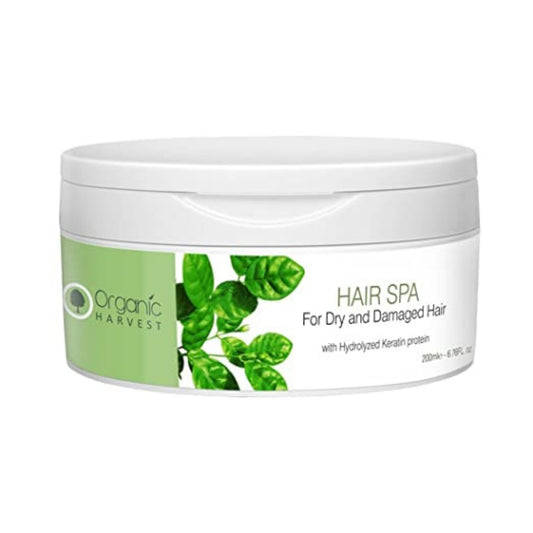 Organic Harvest Hair Spa for Dry & Damaged Hair, Makes Hair Soft & Shiny, Paraben & Sulphate Free - 200ml