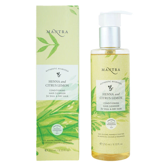 HENNA AND CITRUS LEMON CONDITIONING HAIR CLEANSER FOR DULL & DRY HAIR