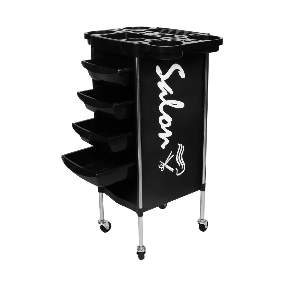 Budget Hair Styling Salon Trolley Cart with Wheels